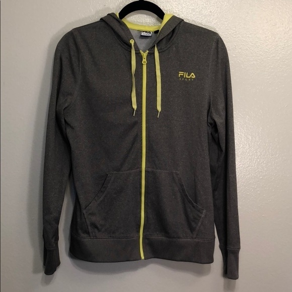 Fila Sport Grey Zip Hoodie - Picture 1 of 5